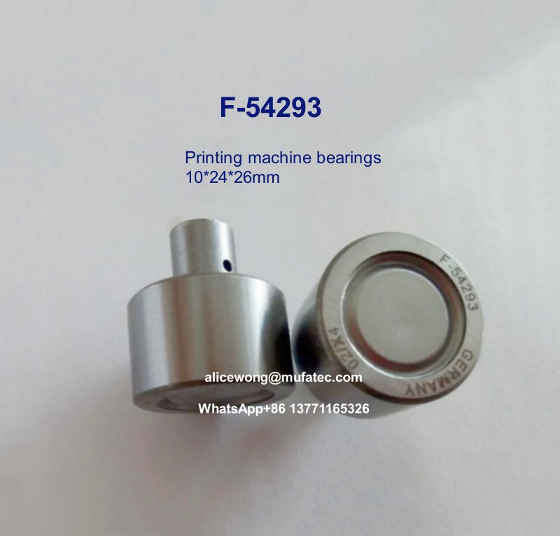 F-54293.1.NUKR F-54293.1 printing machine bearings cam follower bearings 10*24*26mm