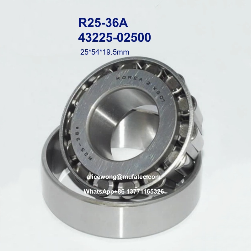 HTF-R25-36A R25-36A R25-36 43225-02500 auto spare part bearings tapered roller bearings 25*54*19.5mm