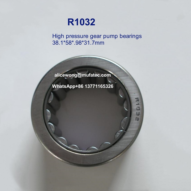 R1032 high pressure gear pump bearings needle roller bearings 38.1*58.98*31.7mm