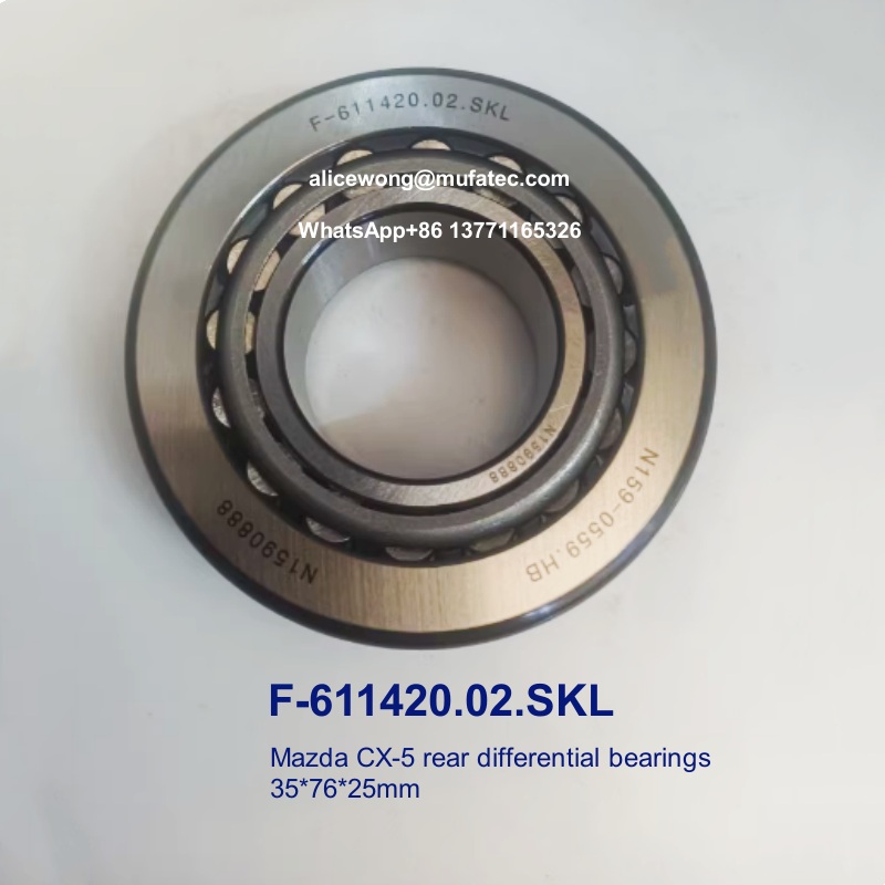 F-611420.02.SKL F-611420 02 Mazda CX-5 differential bearings tapered roller bearings 35*76*25mm