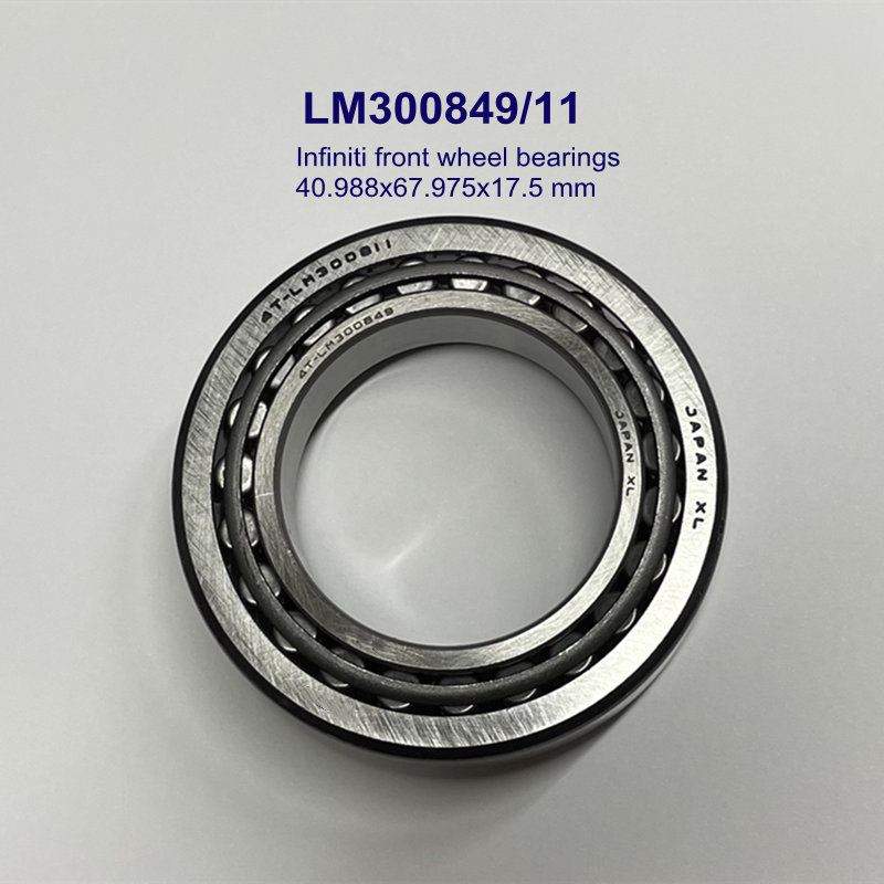 4T-LM300849/11 LM300849/LM300811 automotive differential bearings tapered roller bearings 40.988x67.975x17.5 mm