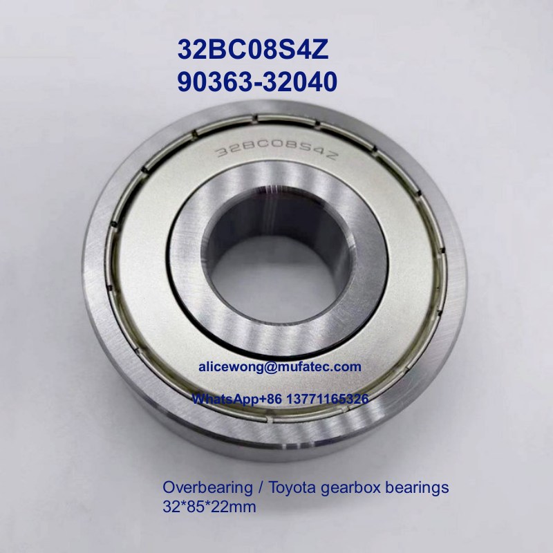 32BC08S4Z 32BC08 90363-32040 Toyota Prado Overbearing Toyota gearbox bearings deep groove ball bearings 32x85x22mm