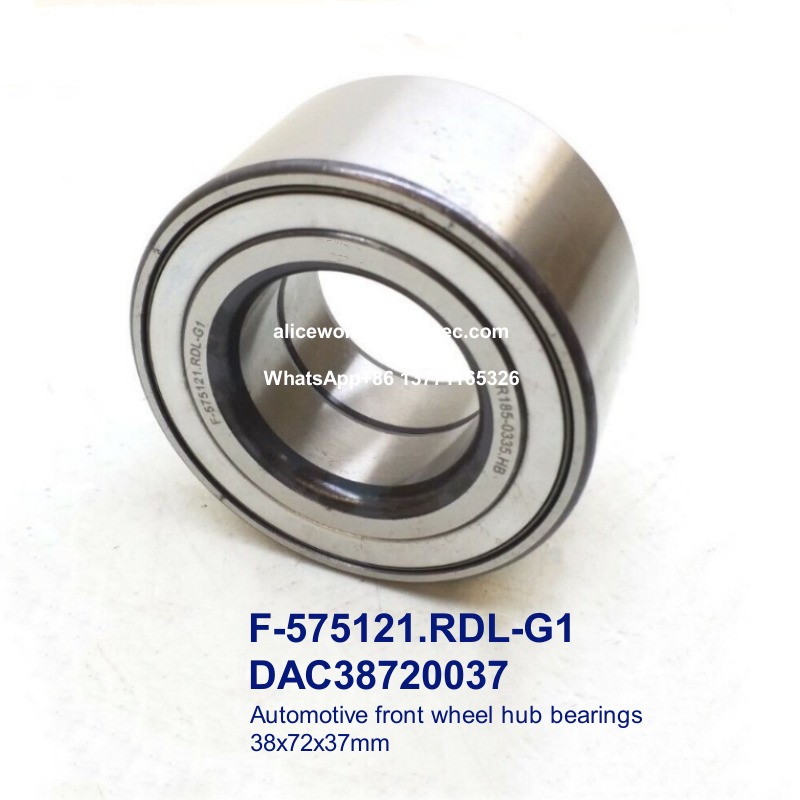 F-575121.RDL-G1 F-575121 DAC38720037 front wheel hub bearings double row angular contact ball bearings 38*72*37mm