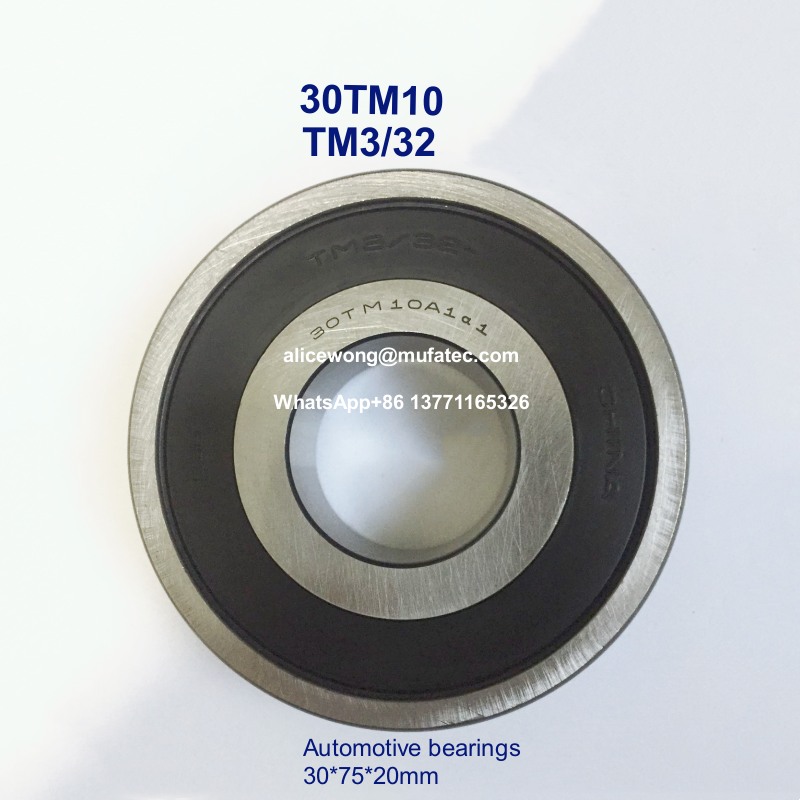 30TM10 TM3/32 automotive bearings special ball bearings 30x75x20mm