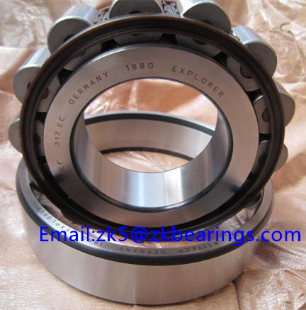N 317 ECP Single row cylindrical roller bearing N design 85x180x41 mm