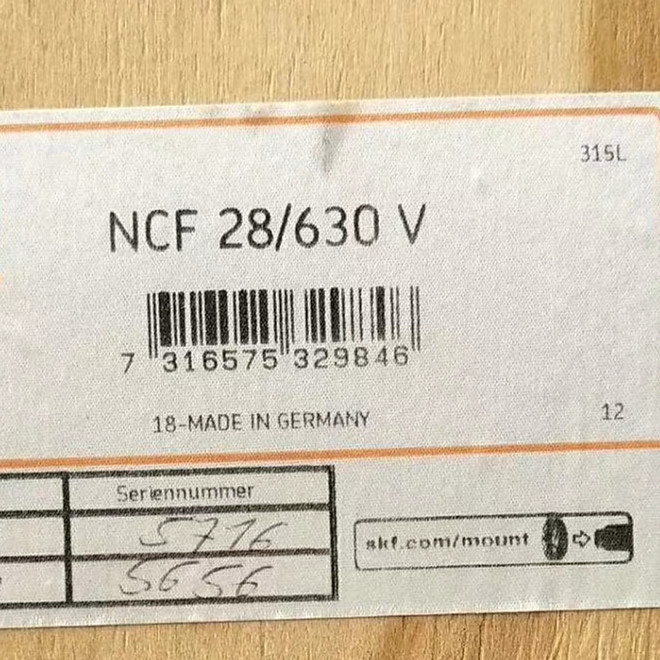 NCF 28/1000 V Single row full complement cylindrical roller bearing NCF design
