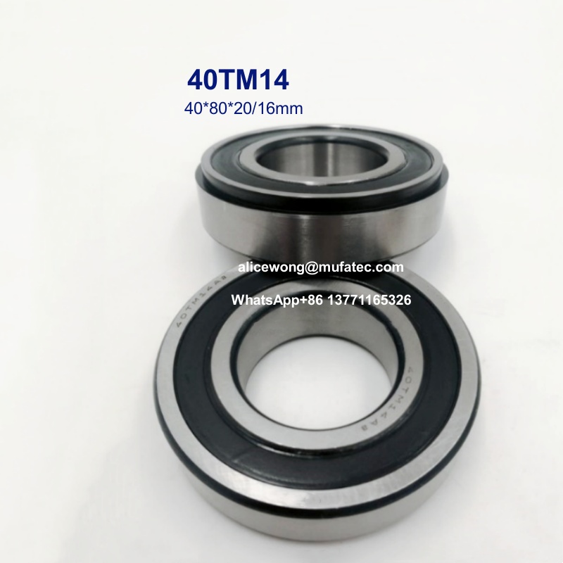 40TM14 automotive bearings non-standard deep groove ball bearings 40*80*20/16mm