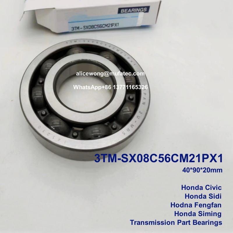 3TM-SX08C56CM21PX1 SX08C56CM21PX1 TA-SC08A76CS20 Honda Civic Sidi Fengfan Siming CVT transmission bearings 40*90*20mm