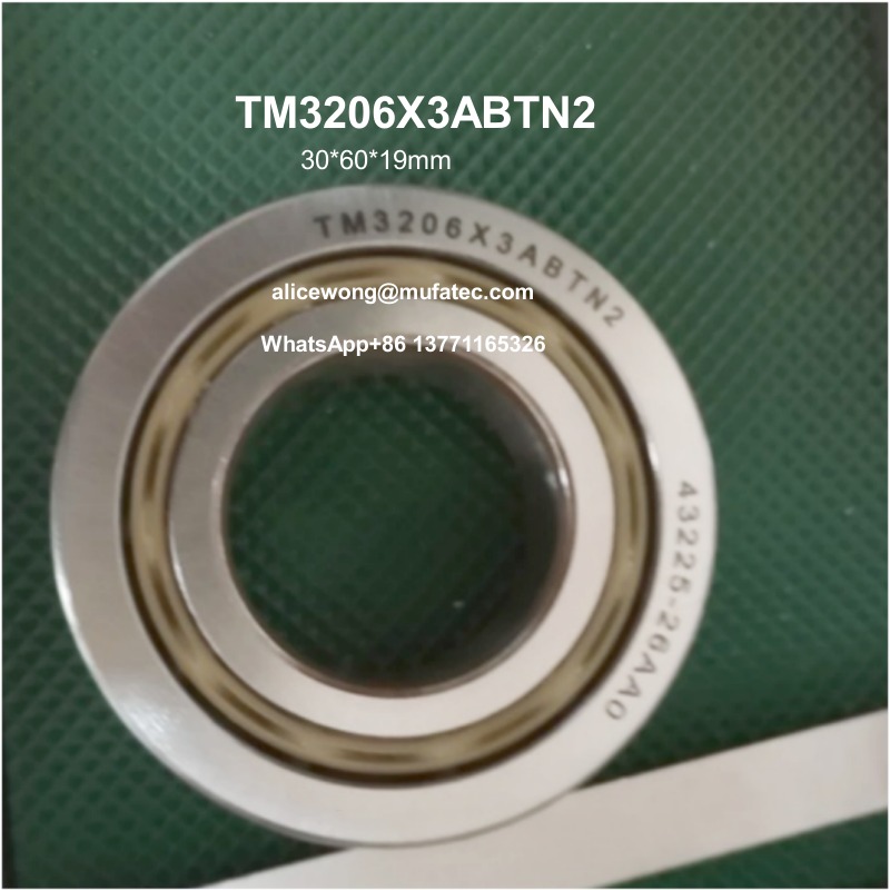 TM3206X3ABTN2 TM3206 automotive bearings non-standard nylon cage ball bearings 30*60*19mm