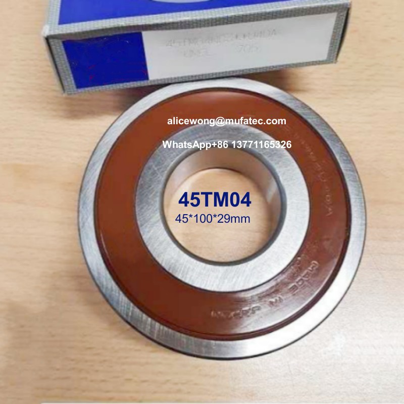 45TM04NC3 45TM04 auto transmission bearings non-standard deep groove ball bearings 45*100*29mm