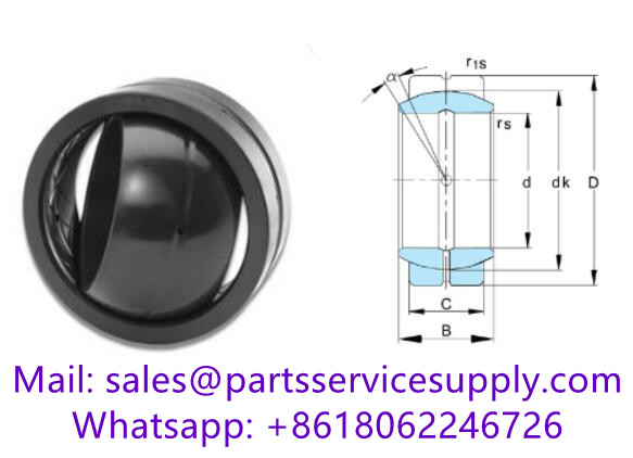 132-0491 Spherical Plain Bearing (Cross Reference: GE80ES, MB80, 80FS120, GE80DO)