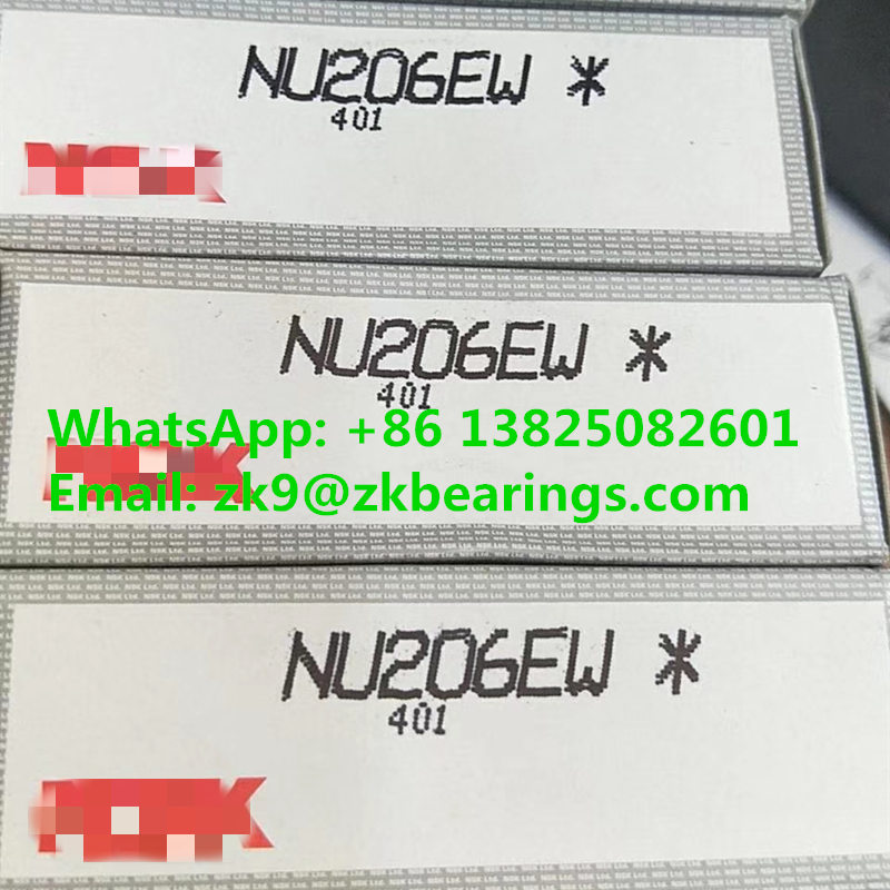 NU206EW Single Row Cylindrical Roller Bearing 30x62x16 mm
