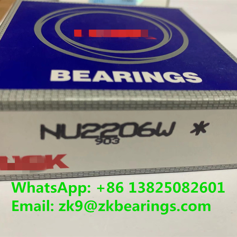 NU2206W Single Row Cylindrical Roller Bearing 30x62x20 mm