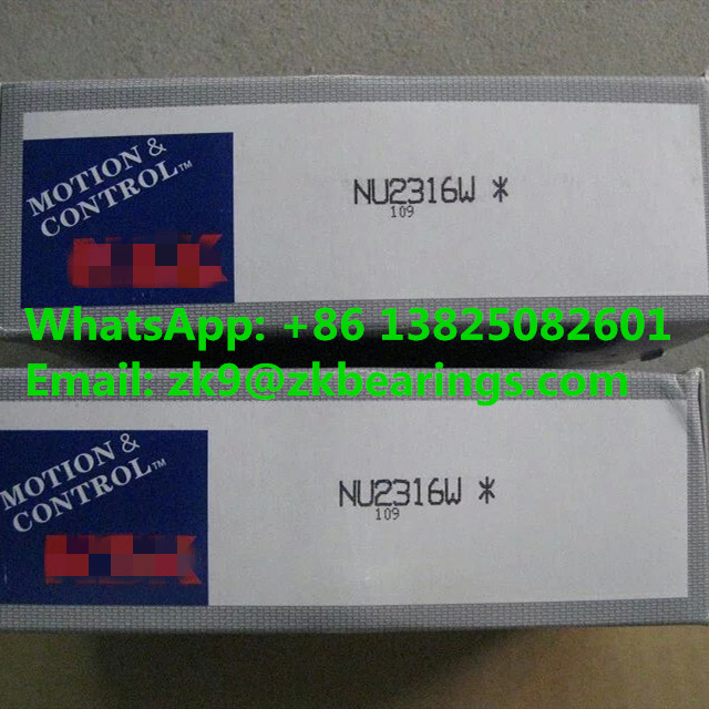 NU2316W Single Row Cylindrical Roller Bearing 80x170x58 mm