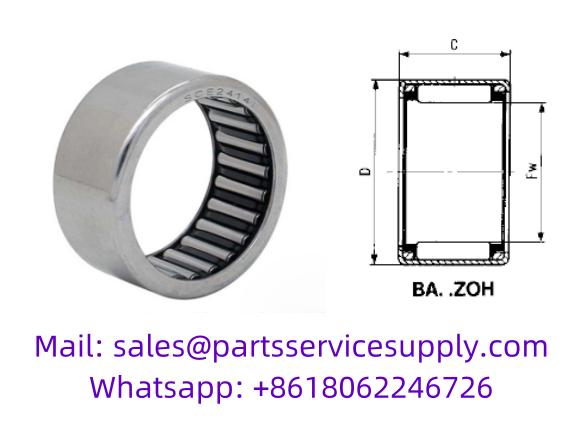 BA1210ZOH Shell Type Needle Roller Bearing (Interchange P/N: J-1210, SCE1210)