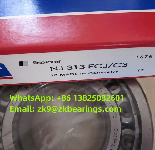 NJ 313 ECJ/C3 Single Row Cylindrical Roller Bearing 65x140x33 mm