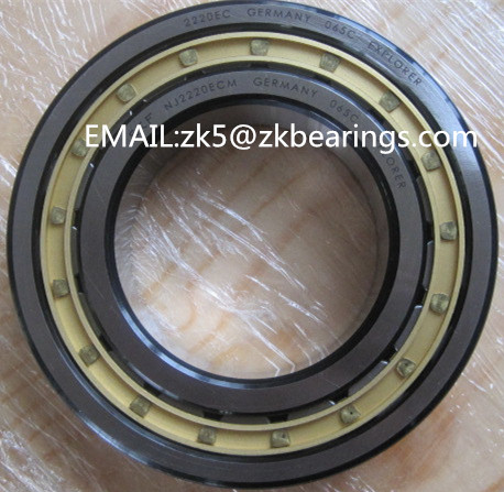 NJ 2220 ECM Single row cylindrical roller bearing NJ design 100x180x46 mm