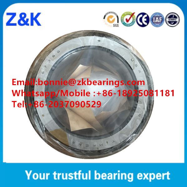 67388-90023 High Speed Tapered Roller Bearings With Double Tapered Cones
