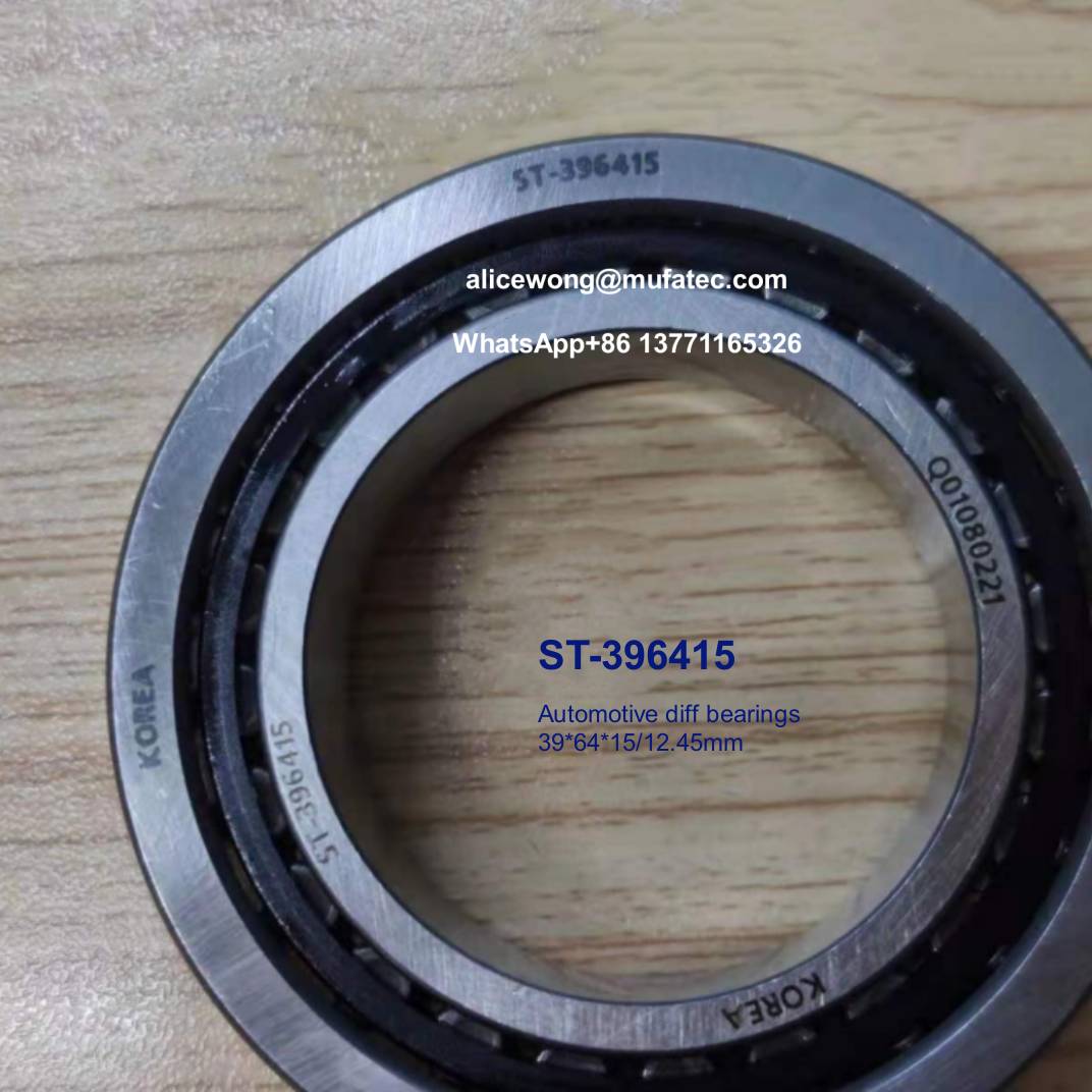 ST396415 automotive differential part bearings taper roller bearings 39x64x15/12.45mm