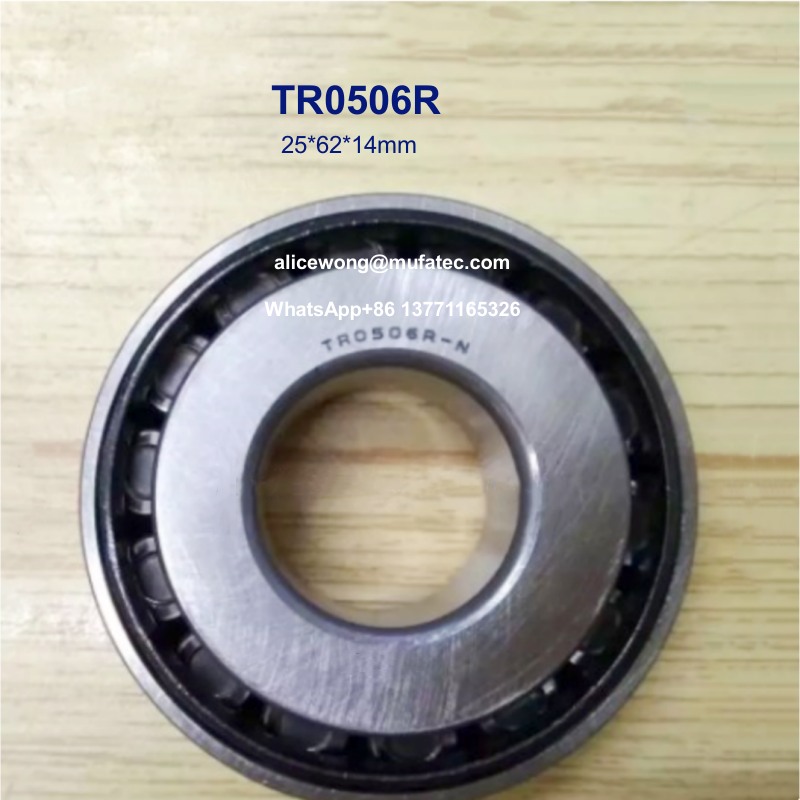 TR0506R TR0506 auto transmission bearings taper roller bearings 25x62x14mm