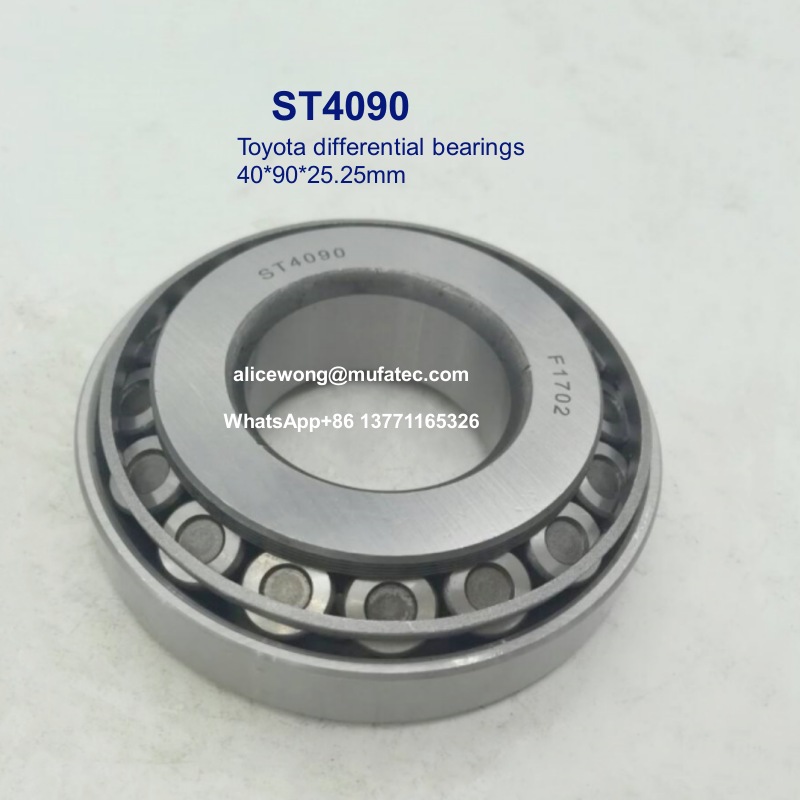 ST4090 Toyota differential part bearings taper roller bearings 40x90x25.25mm