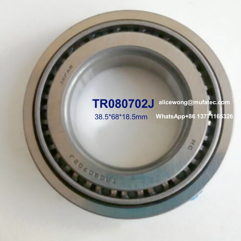 TR080702J TR080702 J auto bearings taper roller bearings 38.5x68x18.5mm