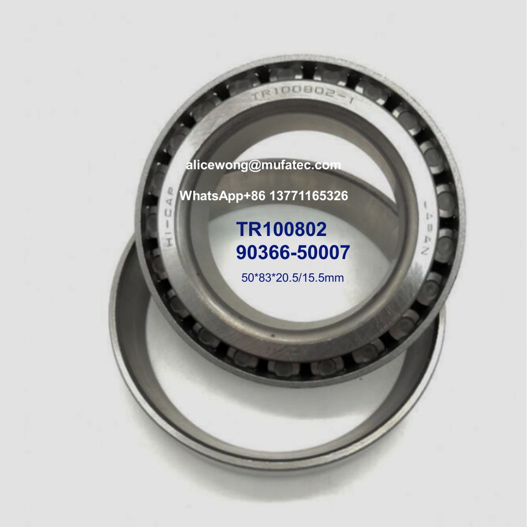TR100802 auto differential part bearings taper roller bearings 50x83x20.5/15.5mm