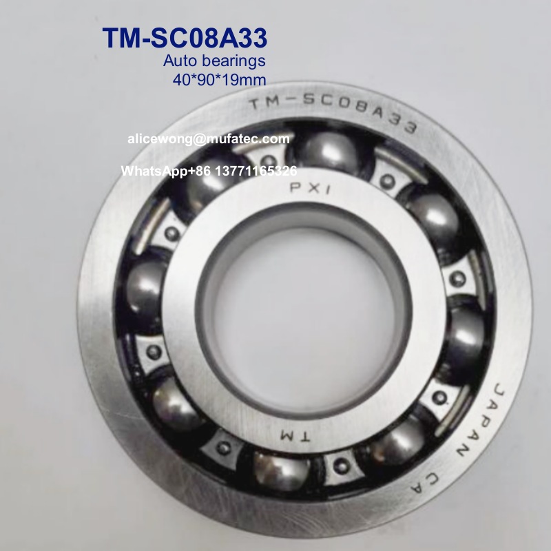 TM-SC08A33 automotive gearbox bearings non-standard ball bearings 40x90x19mm