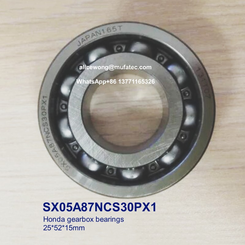 SX05A87NCS30PX1 SX05A87 NCS30PX1 Honda gearbox bearing non-standard ball bearing 25*52*15mm
