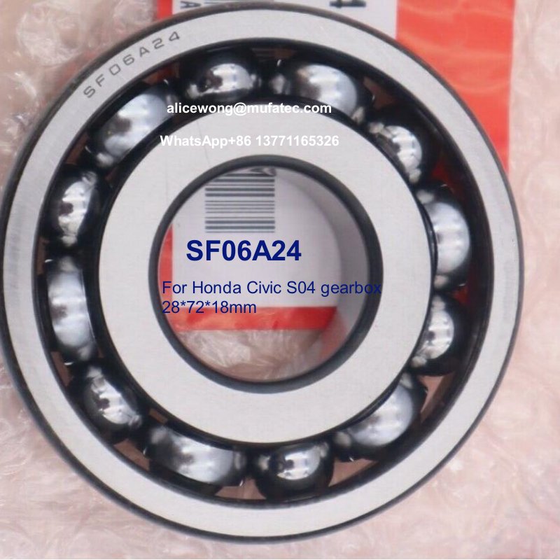 SF06A24 Honda Civic S04 gearbox bearings special ball bearings for Honda repair and maintenance 28x72x18mm
