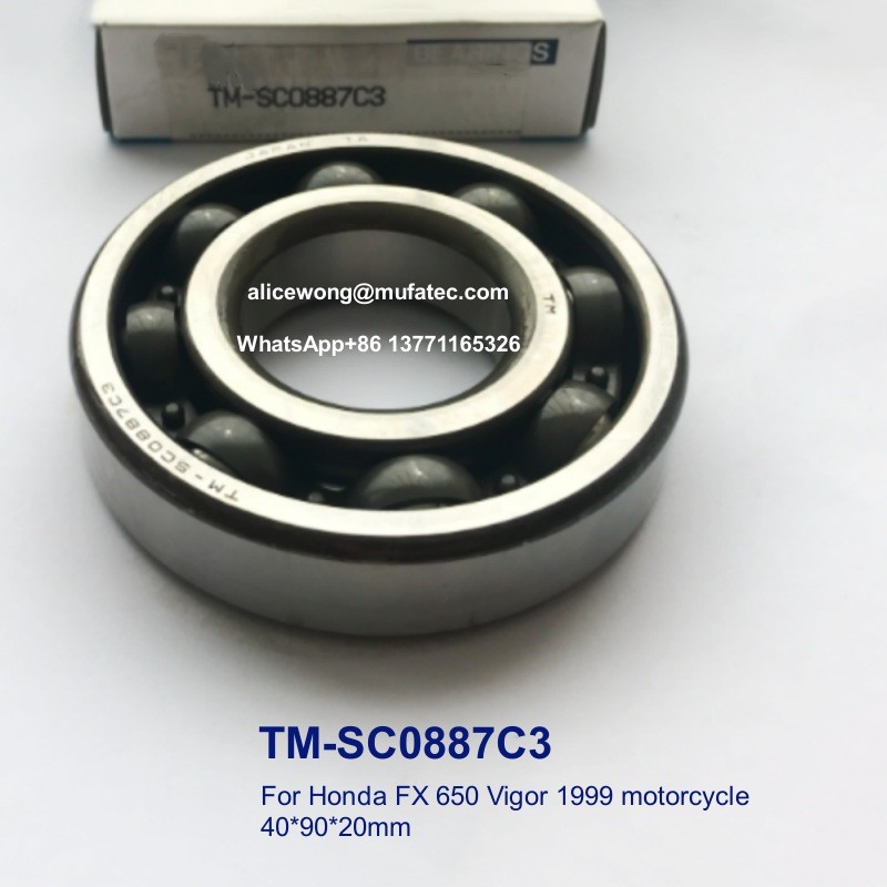 TM-SC0887C3 SC0887C3 Honda FX 650 Vigor 1999 motorcycle bearings ball bearings 40*90*20mm