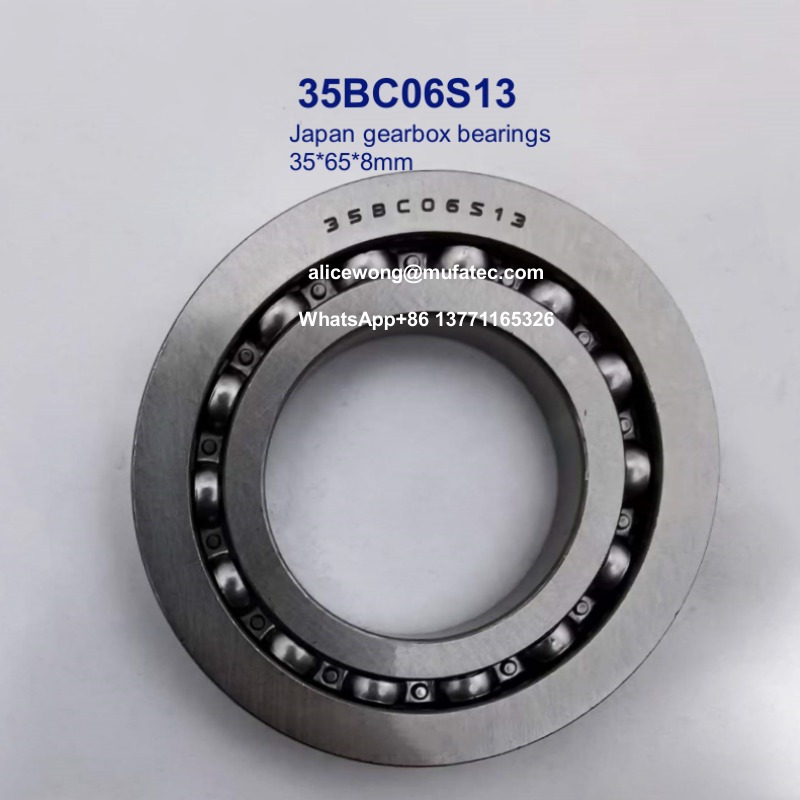 35BC06S13 35BC06 automobile transmission bearings non-standard ball bearings 35x65x8mm