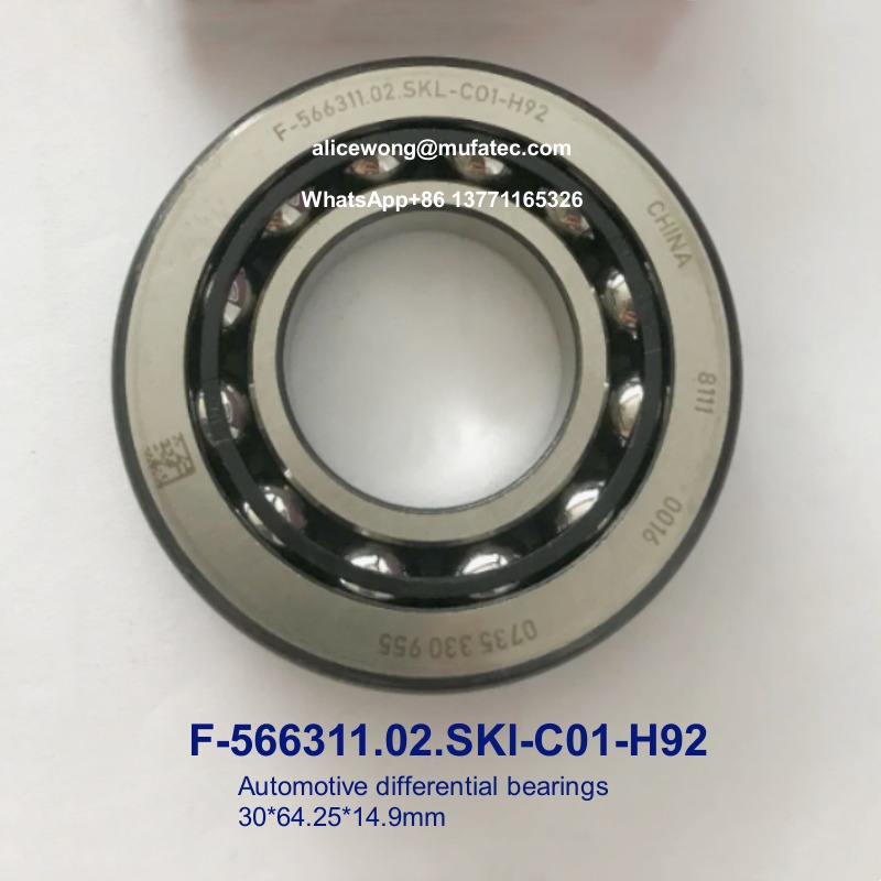 F-566311.02.SKL-C01-H92 F-566311.02 Grand Cherokee  differential rear axle bearings ball bearings 30x64.25x14.9mm