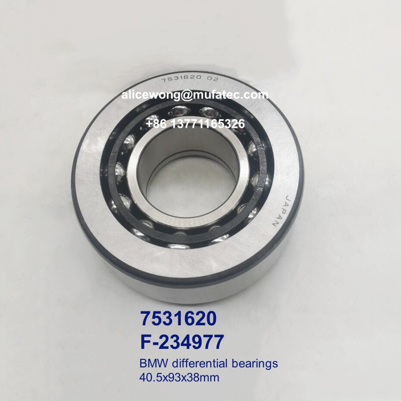 7531620.03 7531620 F-234977.4 BMW differential bearing angular contact ball bearing 40.5*93*38/30mm