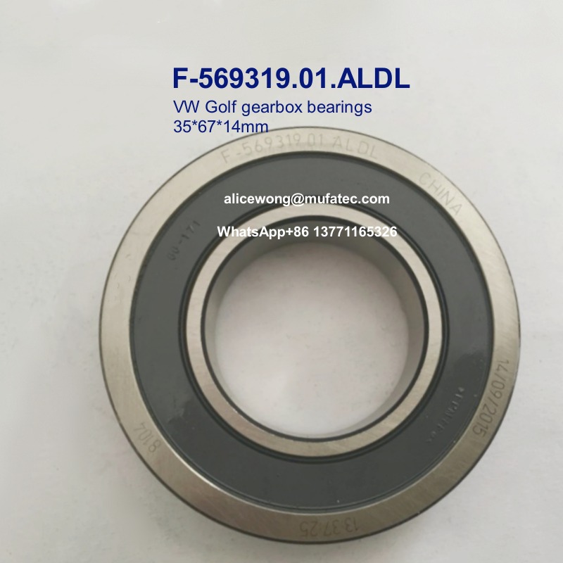 F-569319.01.ALDL F-569319 VW Golf gearbox bearings 35*67*14mm