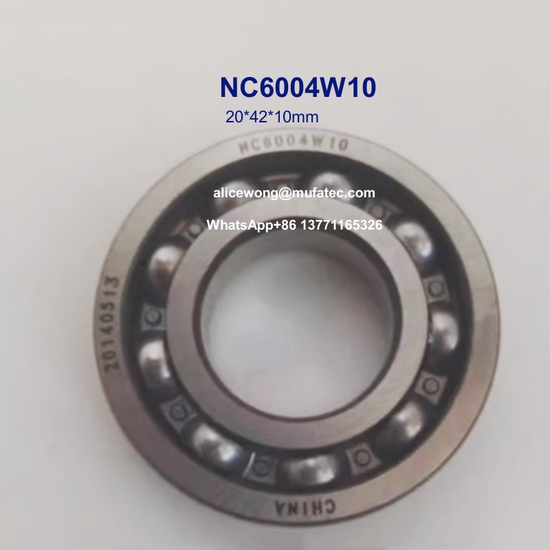 NC6004W10 automotive steering column bearings special ball bearings 20*42*10mm