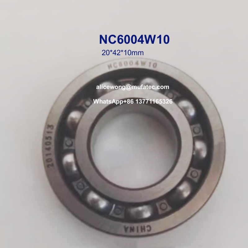 NC6004W10 Automotive Steering Column Bearings Special Ball Bearings 20*