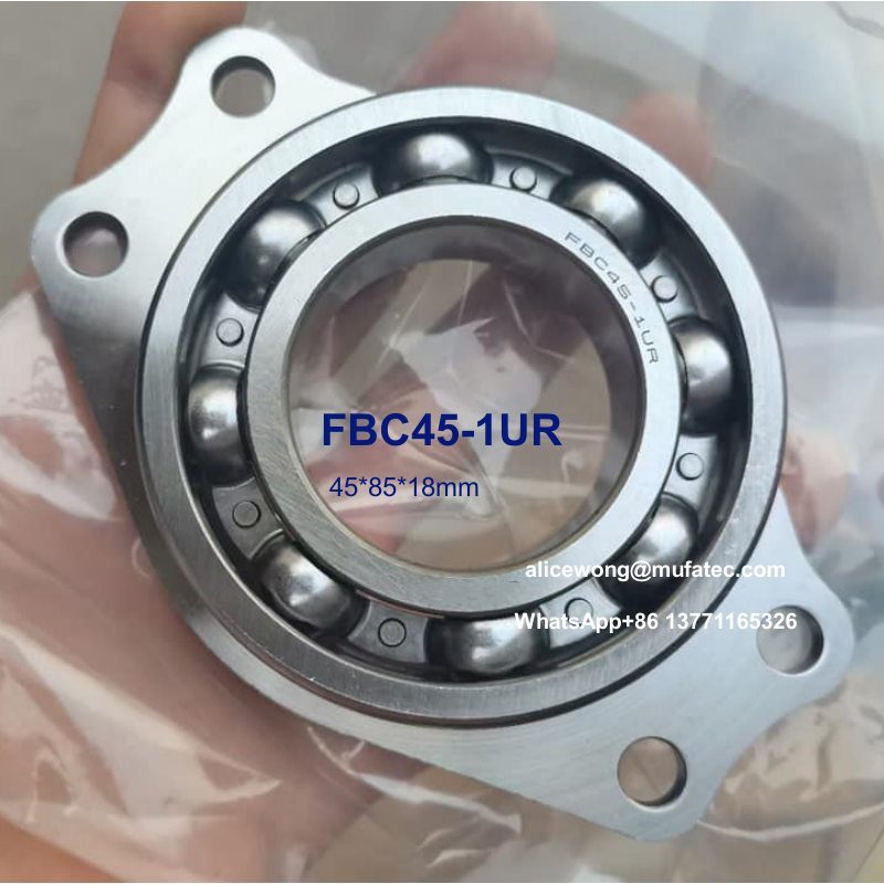 FBC45-1UR FBC45-1 automotive bearings special ball bearings with flange 45*85*19mm