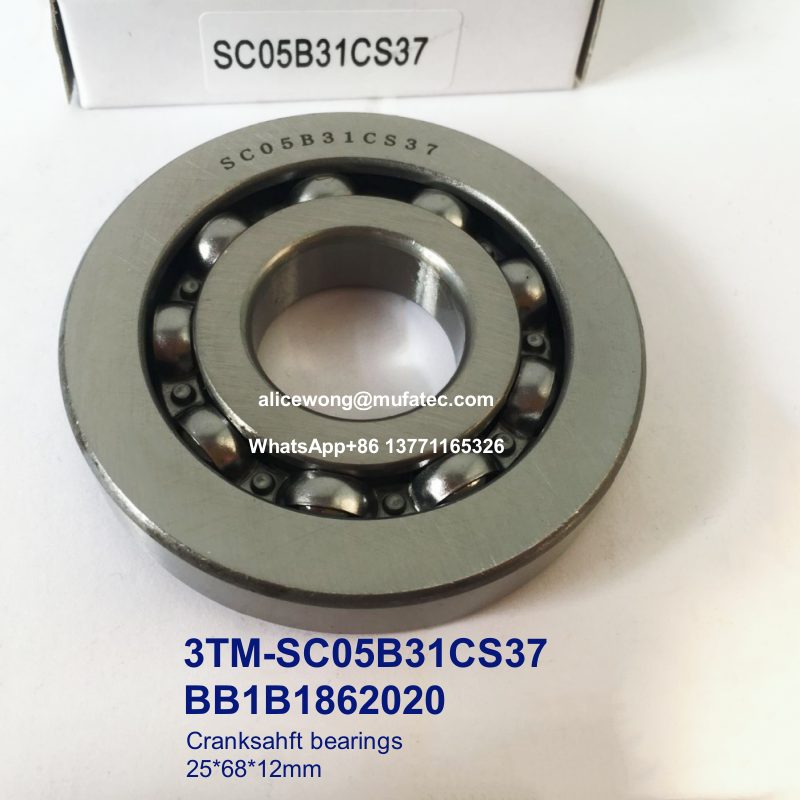 3TM-SC05B31CS37 SC05B31CS37 BB1B1862020 crankshaft bearings 25*68*12mm