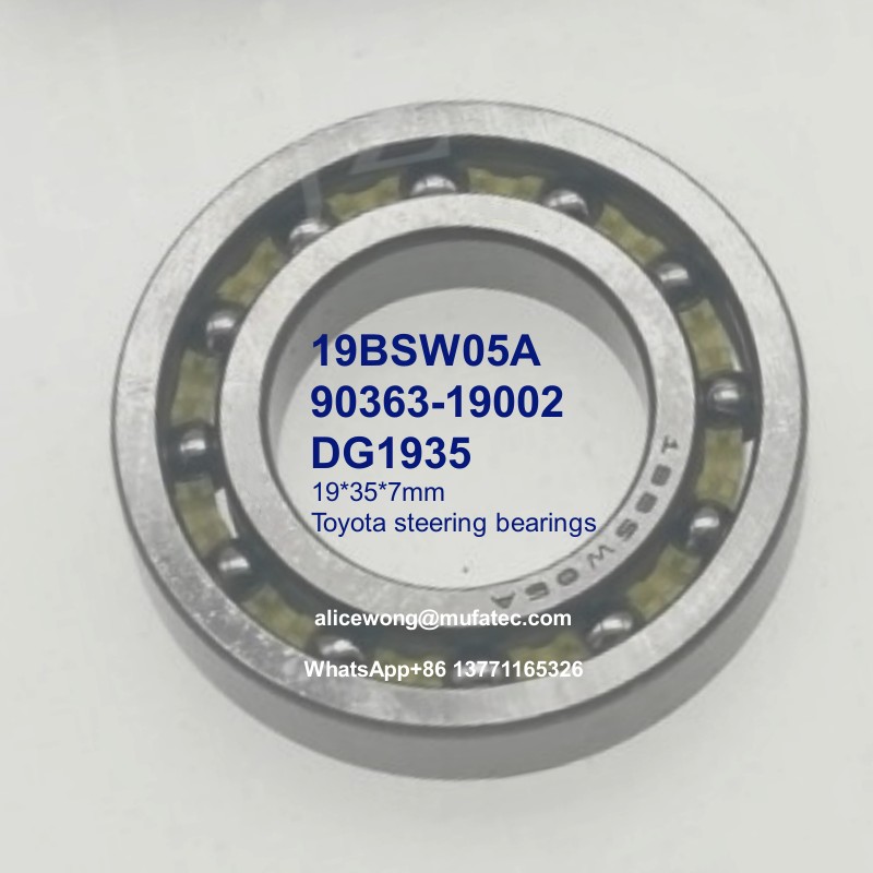 19BSWD05A DG1935 90363-19002 Toyota steering gear bearings 19*35*7mm