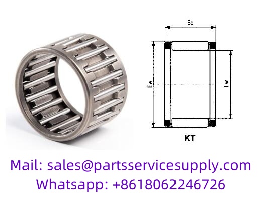 KT121513 Needle Roller And Cage Assembly (Alt P/N: K12X15X13TN, K12X15X13)