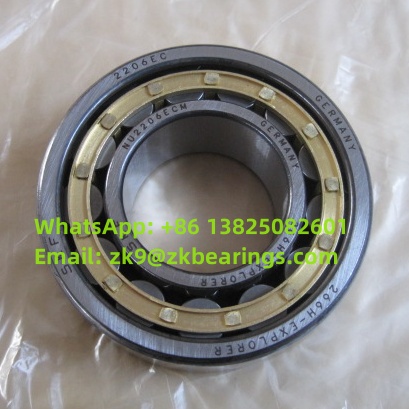 NU 2206 ECM Single Row Cylindrical Roller Bearing 30x62x20 mm