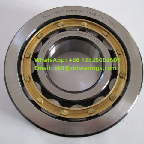 NU 411 ECM Single Row Cylindrical Roller Bearing 55x140x33 mm