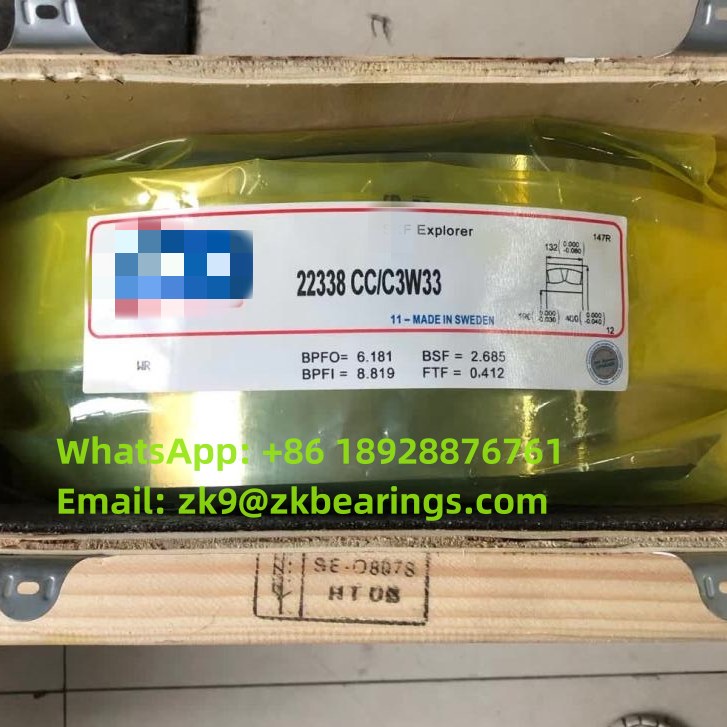 22338 CC/C3W33 Spherical Roller Bearing 190x400x132 mm