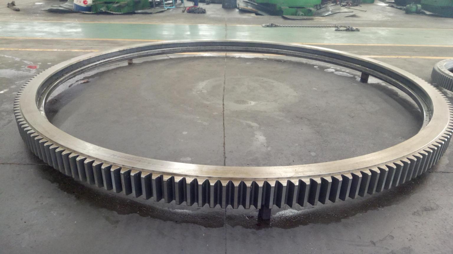 Large forging standard 11-32 1600/1-02300 slew bearing turntable gear ring parts