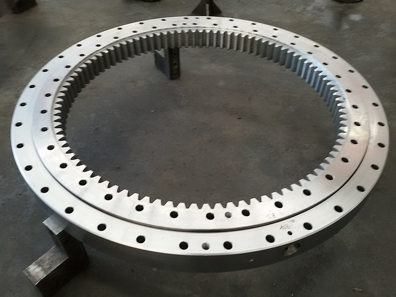 Single row custom 92-32 0955/1-06215 turntable ball bearing with flange