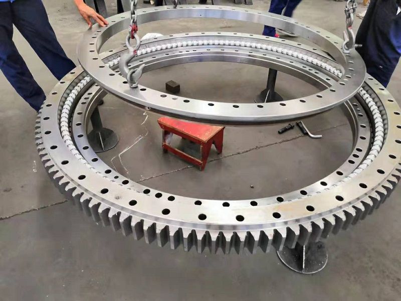 Large forging standard 41-20 0969/2-05532 slew bearing turntable gear ring parts