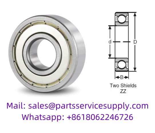 SS685-ZZ Stainless Steel Deep Groove Ball Bearing (Alt P/N: 685HZZS, SSL-1150ZZ, W638/5-ZZ)