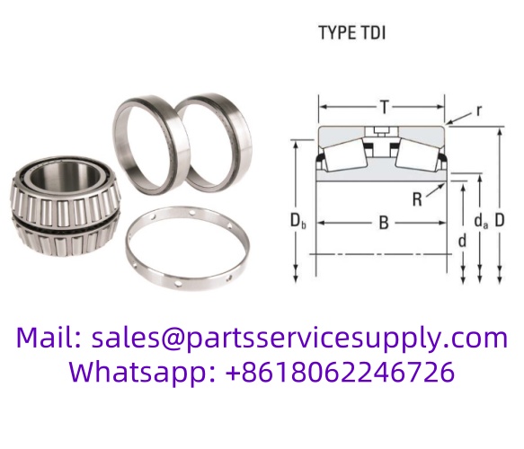 496D/492A Double Row Tapered Roller Bearing (Size: 3.1875x5.25x2.375 Inch)