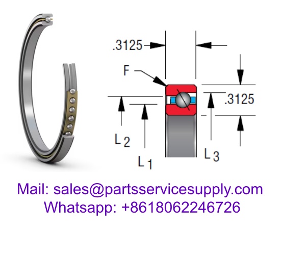 NB060AR0 Thin Section Ball Bearing (Size: 5.9998x6.6253x0.3125 Inch)
